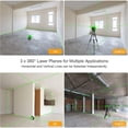 thumbnail image 2 of Nivel láser autonivelante 3D Green Beam Huepar GF360G, 2 of 9