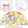 thumbnail image 5 of Easter Eggs Colorful Flowers 36 Inch Christmas Tree Skirt Round Winter Snow Suitable for Christmas Xmas Halloween Holiday Party Decor Decoration Occasion, 5 of 6