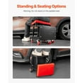 thumbnail image 2 of Mechanic Stool Rolling Work Seat 300 lbs Load Seat/Step Stool with Wheels, 2 of 6