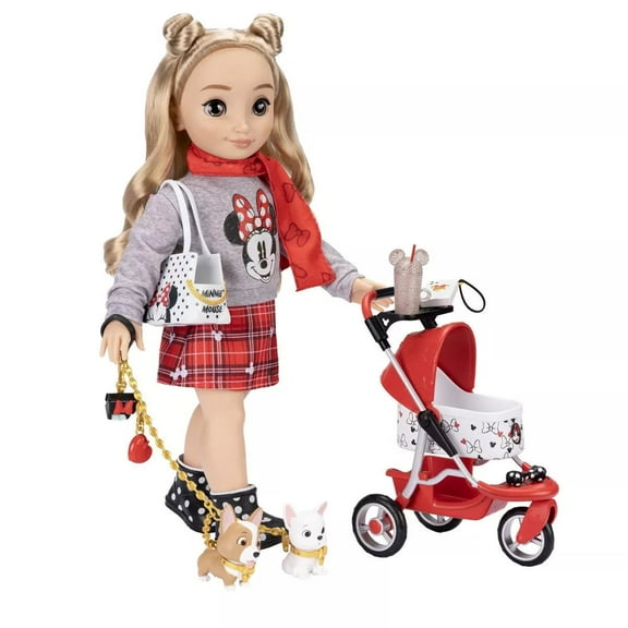 Disney ILY 4ever 18" Doll Inspired by Minnie Doggie Stroller