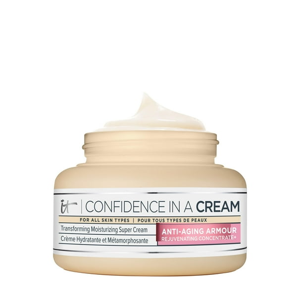 Crema hidratante Confidence in a Cream de IT Cosmetics, 120 ml
