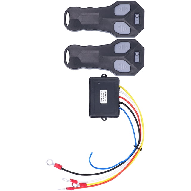 Winch Remote Control Kit, Vehicle Accessory 12V Universal Electric ABS Metal for ATV for Truck