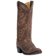 Dan Post Boots Mens Renegade Embroidered Round Toe Cowboy Mid Calf Boots