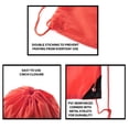 thumbnail image 3 of Mato & Hash Drawstring Bag Promotional Cinch bags - 10 Colors Available - Gym Drawstring Backpack, 3 of 3