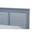 thumbnail image 4 of Baxton Studio Adela Full Size Gray Finished Wood Platform Bed, 4 of 9