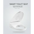 thumbnail image 4 of Vanity Art Smart Heated Bidet Toilet Seat with Remote Control, Soft Close Elongated Electric Bidets Attachment with Air Dry, Adjustable Water Temperature, Pressure, and LED Night Light, 4 of 14