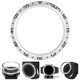thumbnail image 2 of Bisel de acero inoxidable para reloj inteligente, inserto de anillo, compatible con Galaxy Watch5 Pro, 2 of 5
