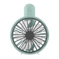 thumbnail image 1 of Ventilador recargable USB Verano Cooler Mini ventilador eléctrico portátil con 5 aspas y 3 velocidades Herramienta de enfriamiento de verano, azul Speravity HA8629-02B, 1 of 6