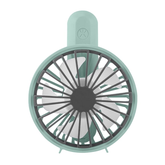Ventilador recargable USB Verano Cooler Mini ventilador eléctrico portátil con 5 aspas y 3 velocidades Herramienta de enfriamiento de verano, azul Speravity HA8629-02B