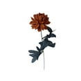 thumbnail image 2 of Artificial Dahlia Flowers, 1Pcs Gothic Dead Flowers with Long Stems, Bronze Color Silk Flower for Halloween Wedding Decor, Spooky Centerpieces, Halloween Floral Arrangements (F, 14.96Inch), 2 of 9