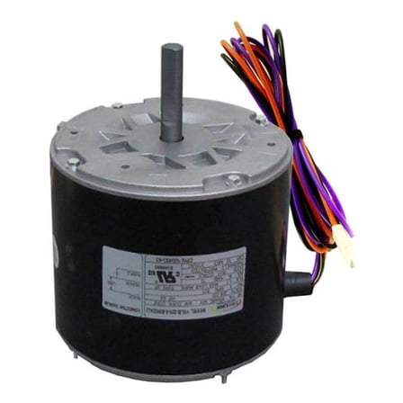 Condenser Fan Motor 1/4 HP 230V - Replacement Motor for HVAC Units - Upgraded Auto O.L. & CCW Rotation - Compatible Air Conditioner Parts