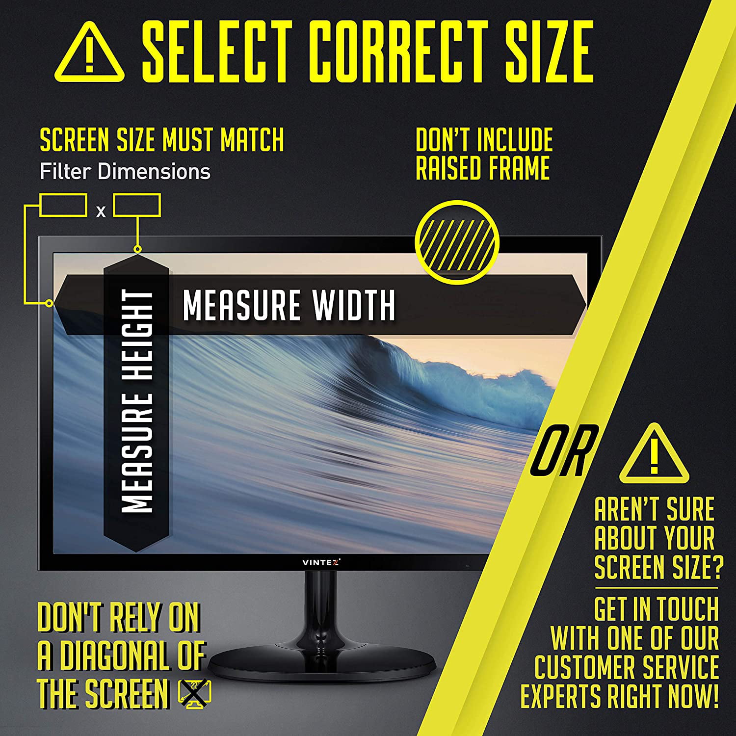 Anti-Scratch Protector Film Computer Privacy Screen Filter for Square Computer Monitor Anti-Glare 20.1 Inch We Offer 2 Different 20.1 Filter Sizes 4:3 Aspect Ratio