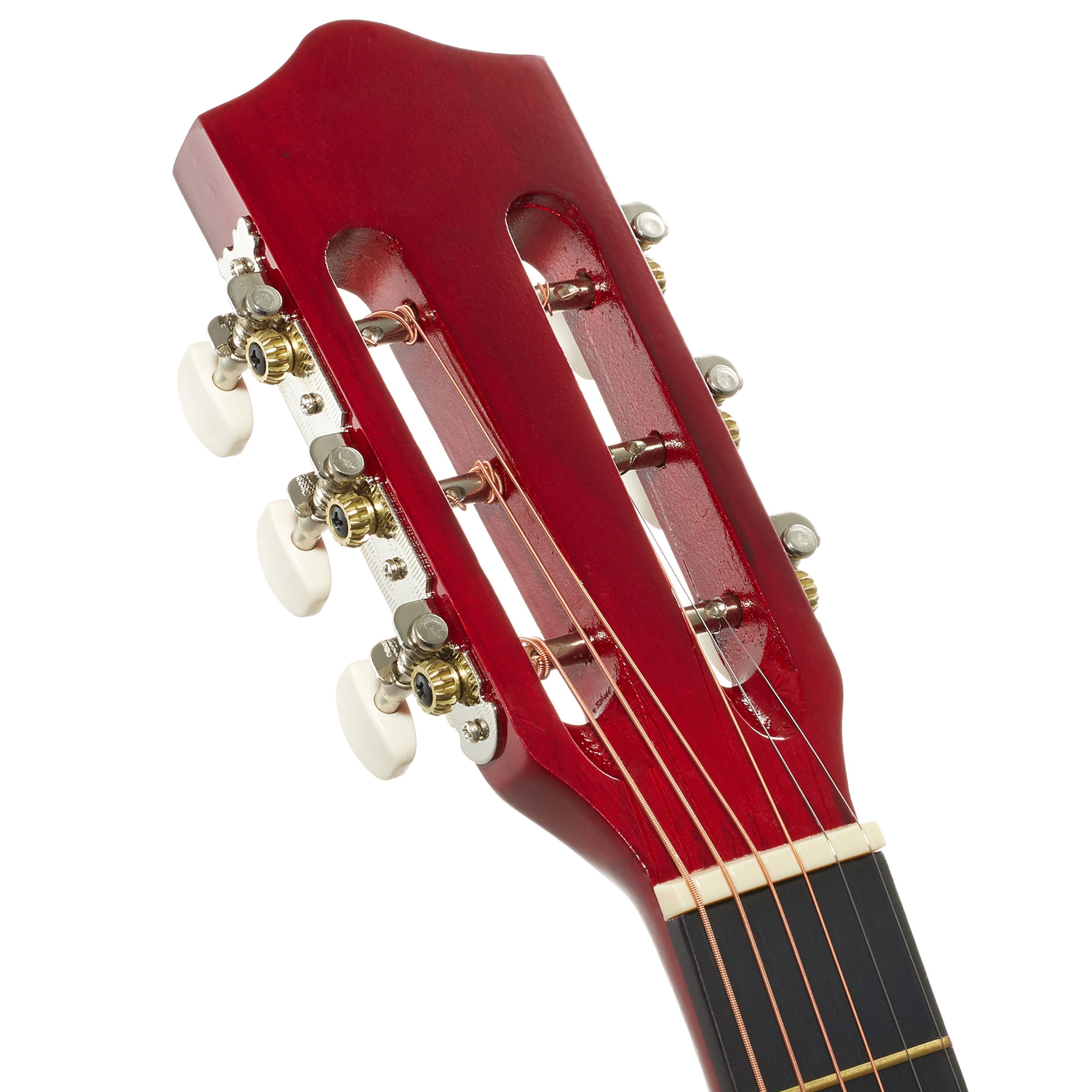 Yunken Full-Size Cutaway Thinline Acoustic-Electric Guitar Package - Premium Tonewoods-Red