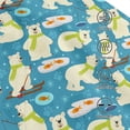 thumbnail image 3 of Balery Cute Polar Bear Fishing Gorra de béisbol de tamaño ajustable para correr, entrenar y actividades al aire libre. Gorra de papá para todas las estaciones., 3 of 6