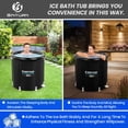 thumbnail image 3 of Bañera de hielo BINYUAN XL para atletas con funda Cold Plunge de 375 litros, 3 of 8