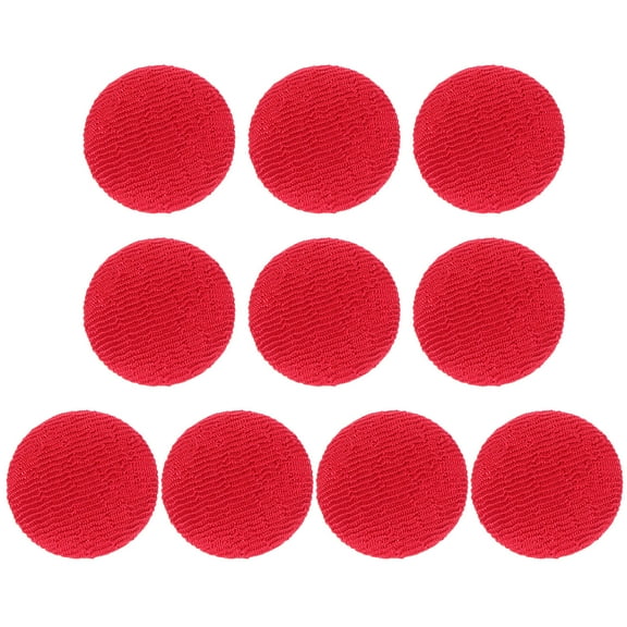 MERRYHAPY Smooth Round Cloth Covered Buttons, , Colorful Sewing Craft Supplies