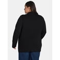 thumbnail image 5 of Terra & Sky Women's Plus Sweater Blazer, Lightweight, Sizes 0X-5X, 5 of 5