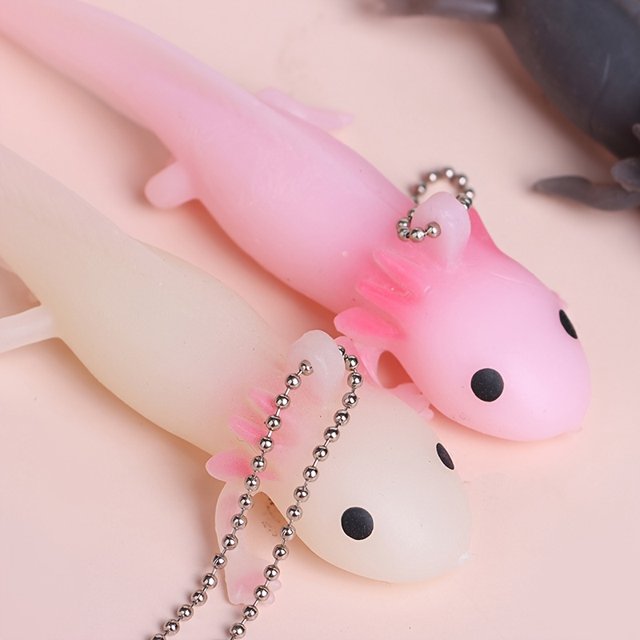 1pc Funny Fish Keychain - Stress-Relieving Squishy Toy for Boys & Girls - Perfect Prank & Joke Gift!