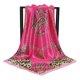 thumbnail image 3 of Pañuelo cuadrado de seda con estampado floral para mujer, pañuelo de satén suave, banda para el pelo, pañuelo para el cuello, hijab para la cabeza, diadema para mujer, fular, cinta para bolso, 3 of 5