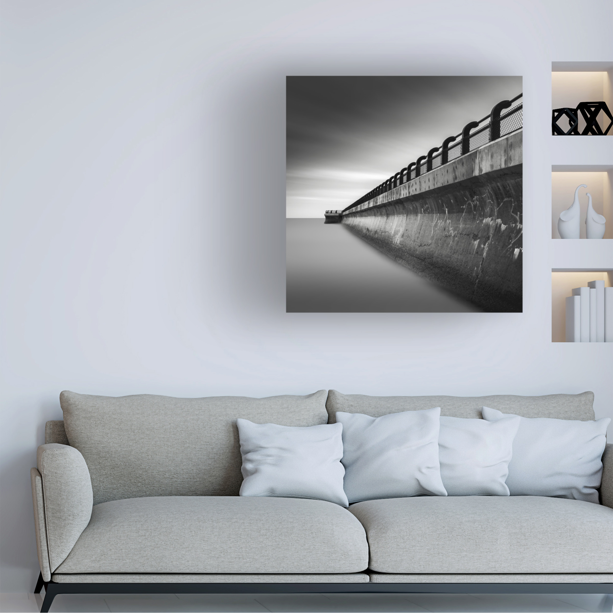 Dave MacVicar 'Water Works 2' Canvas Art