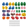 thumbnail image 2 of koolsoo 36 Pcs Jouets d'Escalade sur Roche Tenant des Pierres d'Escalade pour Gym Terrain de Jeu Extérieur, 2 of 9