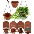 thumbnail image 3 of 14Pcs Plastic Flower Pot Chain Plant Basket Planter Holder Hanging Balcony Decor, 3 of 7