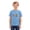 P101 Sky Blue, variant on Tfken Boys Soft Comfy Tops Daily Wear Travel Fashion Tshirts Short Sleeve Casual Print Graphic T-Shirts Summer Tees Kids Cute Clothes Size 2-3 Years
