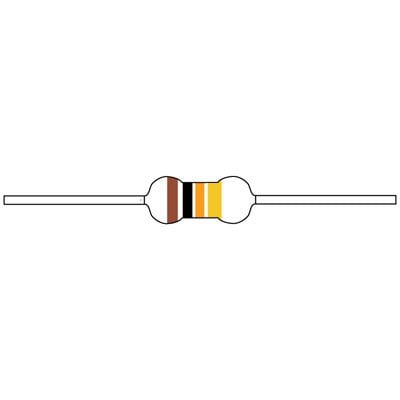 Resistor Carbon Film 4 7k Ohm 1 2 Watt 5 In Bags Of 10 And 100 Technology Carbon Film By Jameco Valuepro Walmart Com Walmart Com