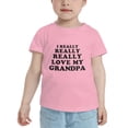 thumbnail image 2 of I Really Love My Grandpa Cute Toddler Tshirts for Boys Girls (Pink, Youth L), 2 of 5