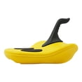 thumbnail image 3 of Yellow Snow Sleds for Kids and Adult, Sled Snowboard for 1-2 Riders with Handle and Pull Rope, Lightweight Compact Scooter Board, Sit Down Winter Sled, Portable Downhill Snow Skate for Winter Fun, 3 of 16