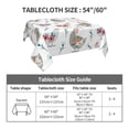 thumbnail image 7 of Wukai Funny Chicken Waterproof Tablecloth for Kitchen Dining, Fits Square Tables for 2-4 Seats -54"x54", 7 of 7
