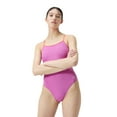 thumbnail image 1 of Speedo Women's Solid Double Strap One Piece Swimsuit - Kiki Pink, Size: 24, 1 of 4