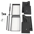 thumbnail image 3 of LYNICESHOP 24inch Pull Down Cabinet Organizer, 2-Tier Pull-Out Shelf Cabinet Shelf Drop Down Shelf Kitchen Pull-Down Cabinet, for Coffee Cabinet Pantry Kitchen Closet, 3 of 7