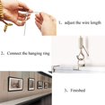 thumbnail image 5 of Stainless Steel Cable Adjustable 2m x 1.5mm, 3-Piece Set for Clothes Lights Photos, 5 of 5