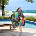 thumbnail image 5 of Birds Parrots Leaves Flowers Kid Bath Towels Bath Beach Towel Super Soft and Absorbent for Kid Girl Boy Babie Toddler Infant, 5 of 6