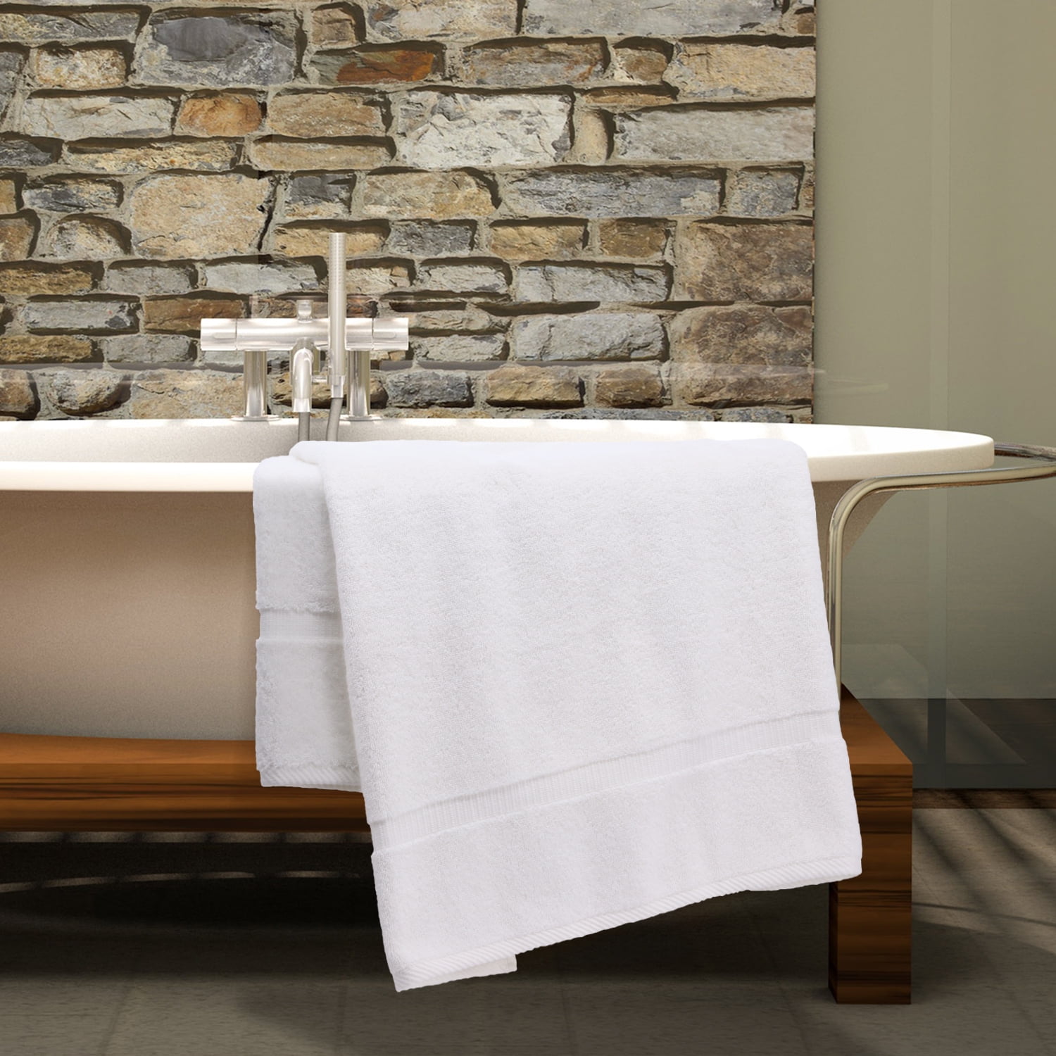 Bare Cotton Corp. Luxury Hotel and Spa 100-percent Turkish Cotton Bath Towels (Set of 4)