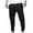 A-Black, variant on Men's Drawstring Cargo Pants Elastic Waist Work Clothes Multiple Pockets Trousers Casual Foot Binding Trousers A-Black
