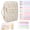 Beige, variant on Bible Cover Case for Women Large Bible Tote Bag with Handle Floral Pattern Book Carrying Case Bible Study Supplies with Multi Pockets for Friends Women Girls Study