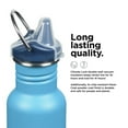 thumbnail image 4 of Klean Kanteen Kid Classic Narrow 12oz Stainless Steel Water Botle with Sippy Cap - Hawaiian Ocean, 4 of 7