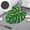 C, variant on Tropical Leaf Themed Entrance Mat, 24x16 Inch Biomorphic Green Leaf Floor Rug for Indoor/Outdoor Use, Non-Slip High-Density Absorbent Door Mat for Office, Garden and Entryway, 1 Count