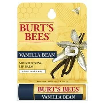 Burt's Bees 100% Natural Moisturizing Lip Balm, Vanilla Bean (Pack of 18)