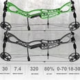 thumbnail image 2 of Compound Bow Adjustable 0-70 Lbs Axis Distance 30" Speed 320 Feet S Draw Length 18-30" for Archery Hunting Shooting, 2 of 5