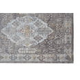 thumbnail image 4 of HomeRoots 512312 10 x 13 ft. Gray Blue & Gold Floral Stain Resistant Rectangle Area Rug, 4 of 5