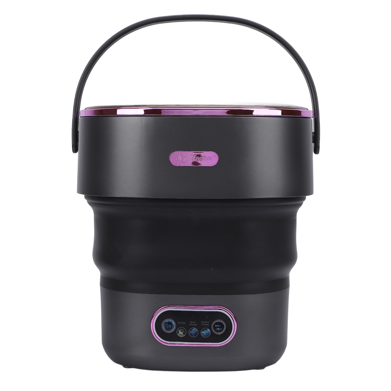 Mini Portable Laundry Washer, Automatic 13L Foldable Clothing Washer with Drain Hose for Baby Clothing, Underwear, Sock, Small Washing Machine for Dorms, Apartments, RVs, Camping