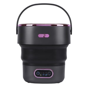 Mini Lave-linge portable, automatique 13L Lave-linge pliable avec tuyau d'évacuation pour les vêtements de bébé, sous-vêtements, chaussettes, petite laveuse pour les dortoirs, appartements, camping