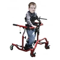 Drive Medical Comet Anterior Gait Trainer, Pediatric, Red