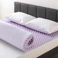 thumbnail image 4 of Best Price Mattress 2" Memory Foam Egg Crate Mattress Topper with Lavender Infusion, Twin-XL, 4 of 9