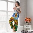 thumbnail image 5 of Pofeuu Landscape With Sunflowers Print Women's Fashion Pajama Pants with Pockets Comfy Drawstring Sleep Lounge Bottoms-Medium, 5 of 6