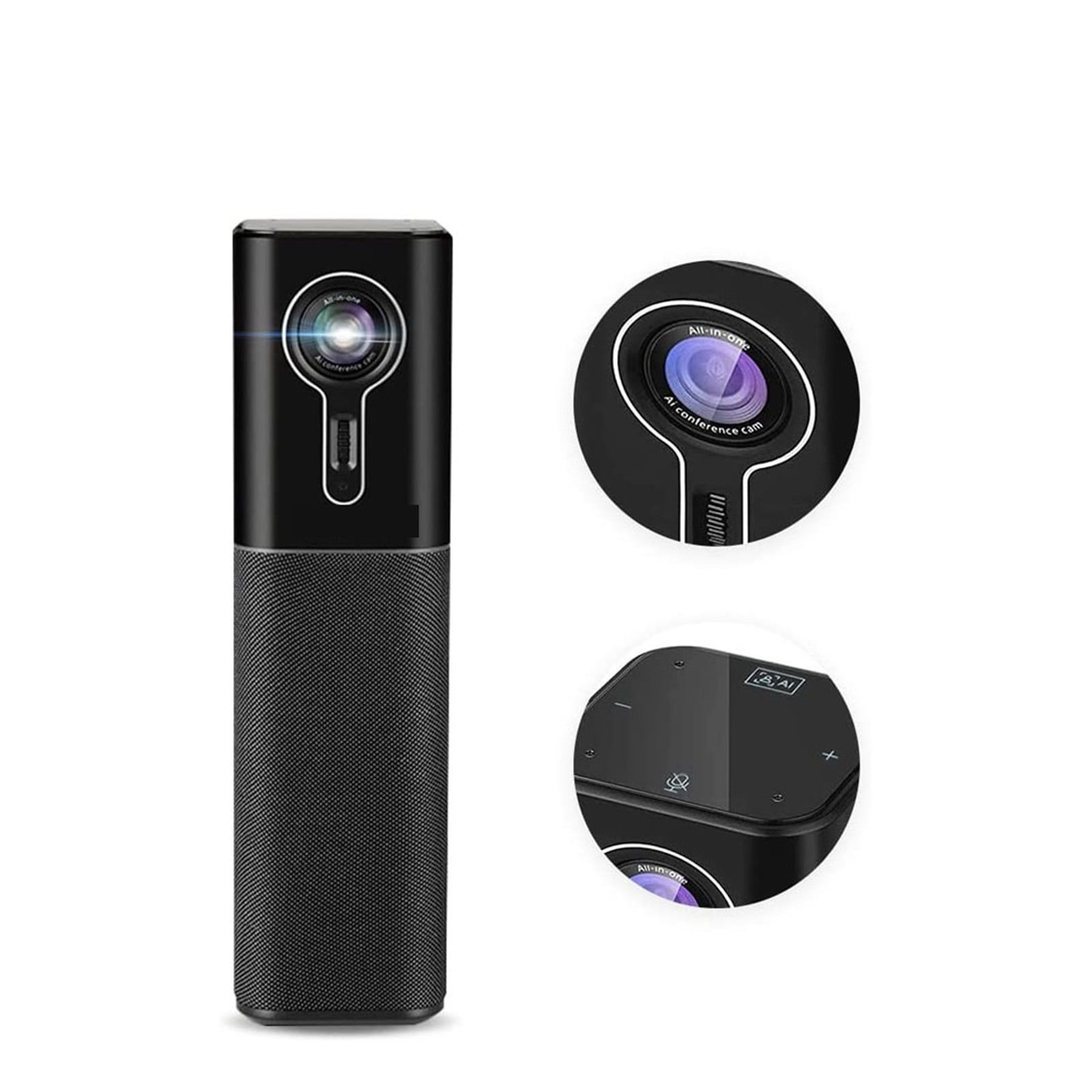 Auto-Framing Webcam With Microphones And Speaker 88° Wide FOV 2K 60fps USB Streaming Webcam Video Audio System For Conferencing