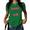 Green, variant on Women's Late Night Readers Club Graphic T-Shirt Moon And Sand Clock Print Just One More Chapter Short Sleeve Crewneck Bookworm Top Plus Size